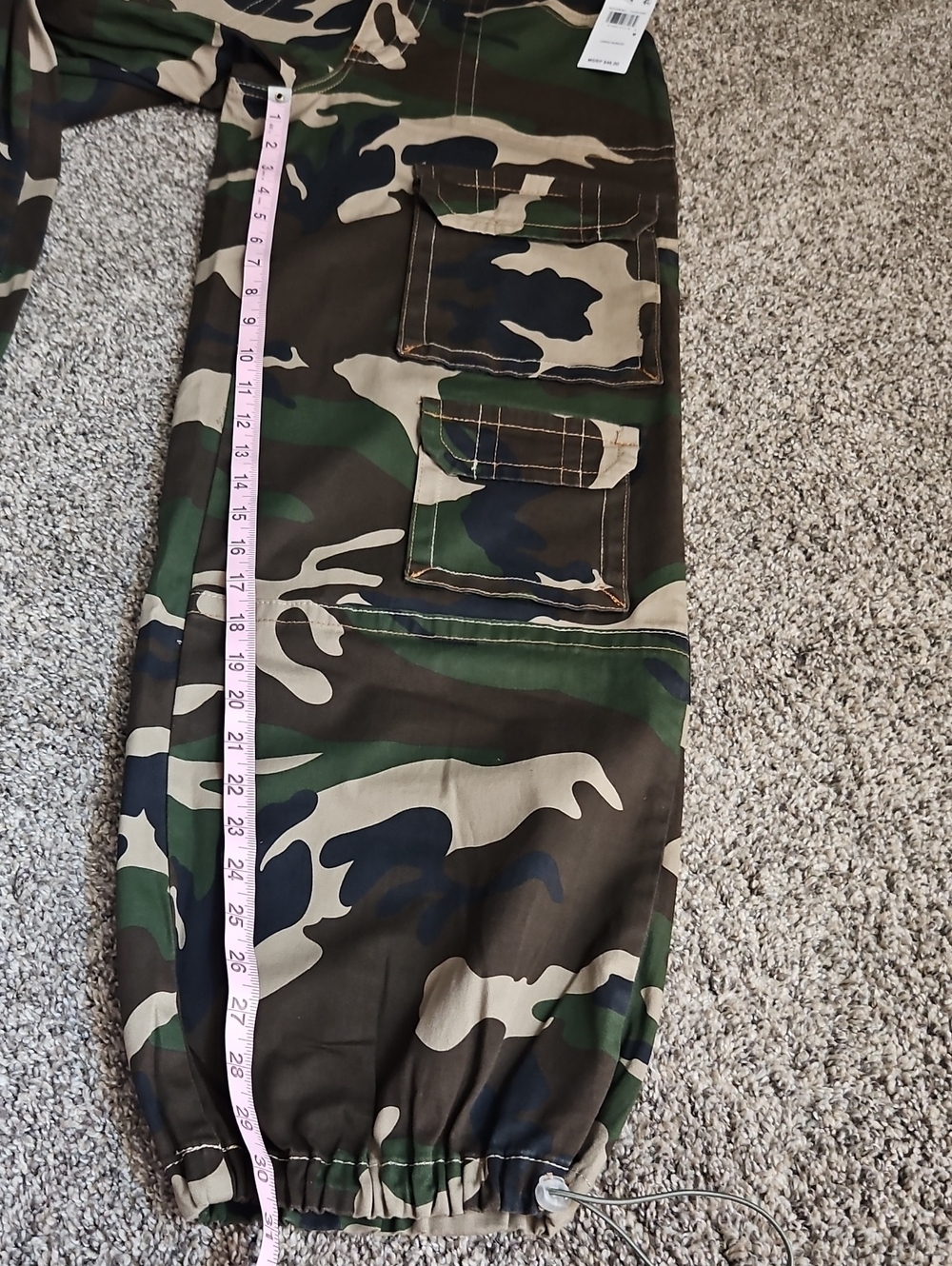 Madden Girl High Waist Camo Cargo Pants - Picture 7 of 8